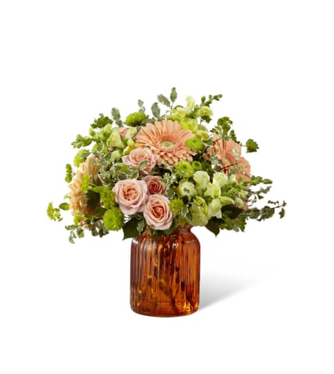 The FTD® Peachy Keen™ Bouquet by Better Homes and Gardens®. An arrangement by Country Cousins Flower Shop.