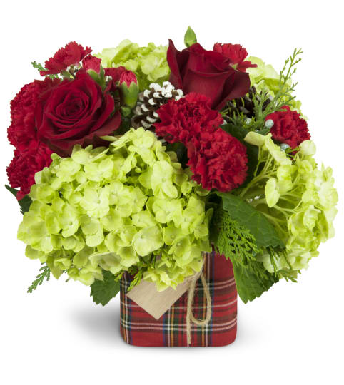 Warm Tidings™. An arrangement by Rocio Flower Shop.