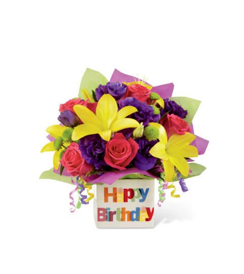 The FTD® Happy Birthday Bouquet. An arrangement by Sandy's Florist.