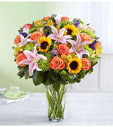 Spectacular Blooms Bouquet. An arrangement by Susana's Flowers.