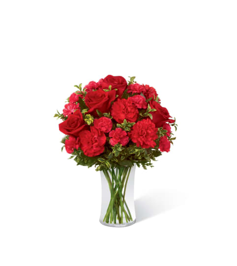 The FTD® Always True™ Bouquet- All Red. An arrangement by Country Cousins Flower Shop.