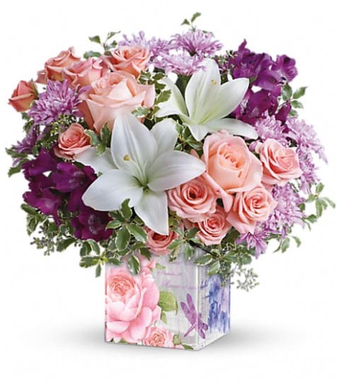 Teleflora's Grand Garden Bouquet. An arrangement by Pompano Beach Floral.