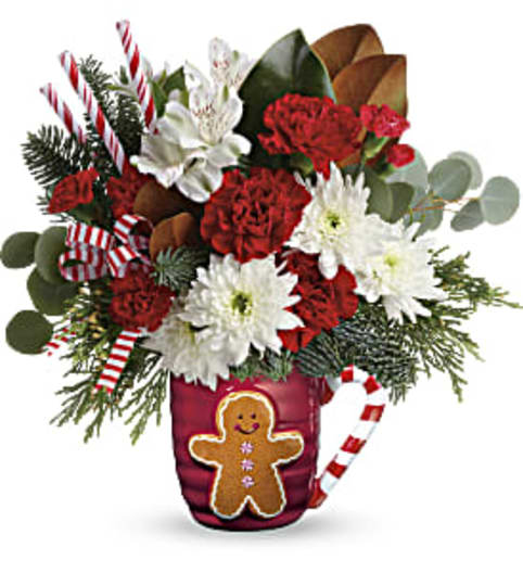 Send A Hug Gingerbread Greetings Bouquet