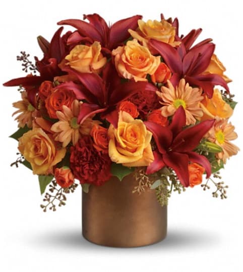 Teleflora's Amazing Autumn. An arrangement by Fabulous Flowers.