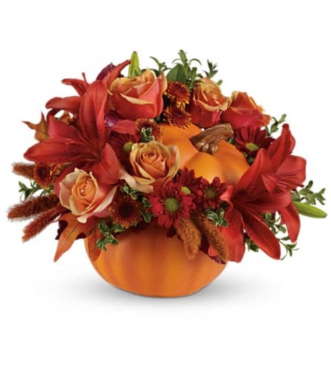 Autumn's Joy by Teleflora. An arrangement by Fabulous Flowers.