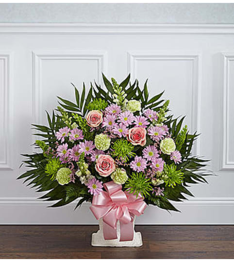 Heartfelt Tribute™ Floor Basket - Pastel