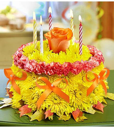 Birthday Flower Cake® for Fall