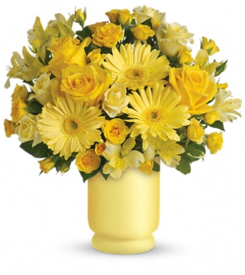 Always Sunny By Teleflora. An arrangement by Pompano Beach Floral.