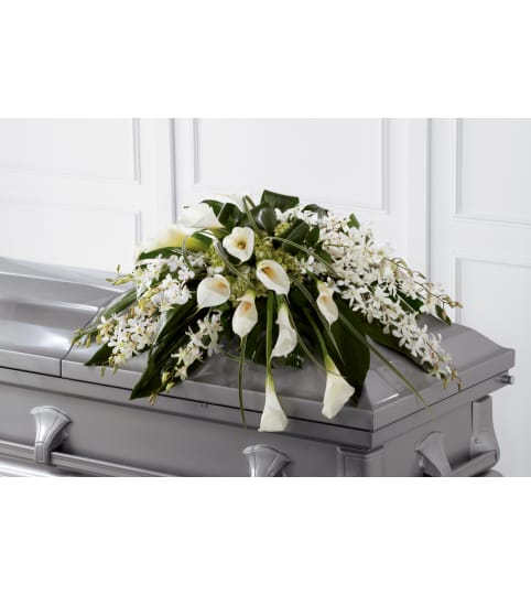 The FTD® Angel Wings™ Casket Spray