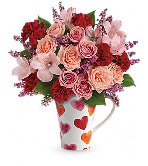 Teleflora's Lovely Hearts Bouquet