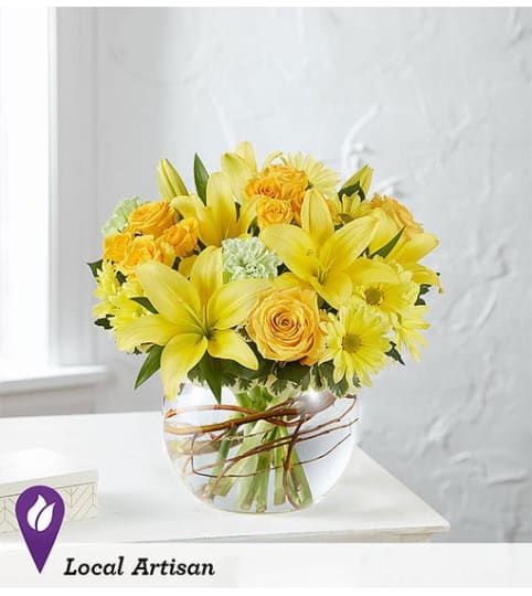Smiling Surprise Bouquet. An arrangement by Graceland Florist.