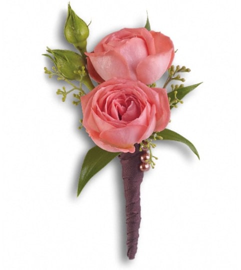 Rose Simplicity Boutonniere