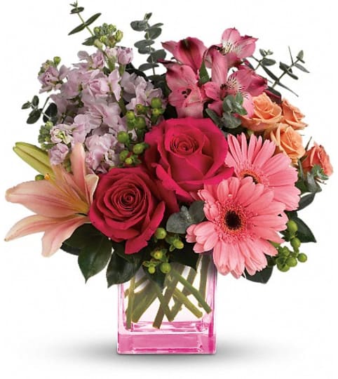 Teleflora's Painterly Pink Bouquet