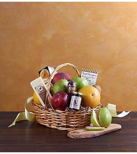 Deluxe Fruit & Gourmet Basket