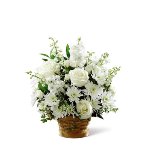 The FTD® Heartfelt Condolences™ Arrangement. An arrangement by Mt. Scott Flowers.