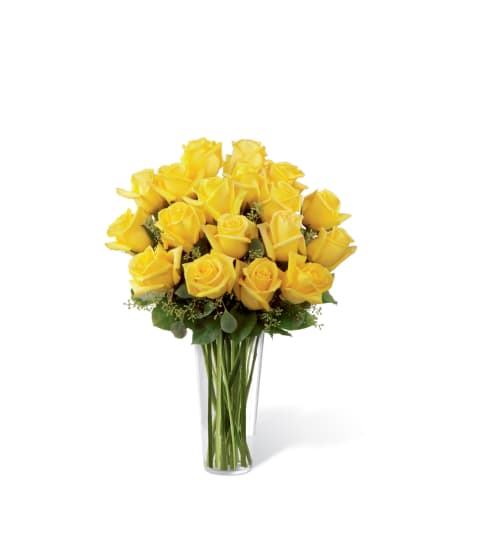 The FTD® Yellow Rose Bouquet. An arrangement by Country Cousins Flower Shop.