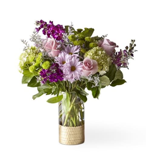 Lavender Bliss Bouquet 2021. An arrangement by Country Cousins Flower Shop.