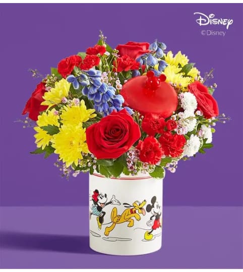 Disney Mickey Mouse and Friends Cookie Jar - Bright. An arrangement by Lovingly Charlotte.