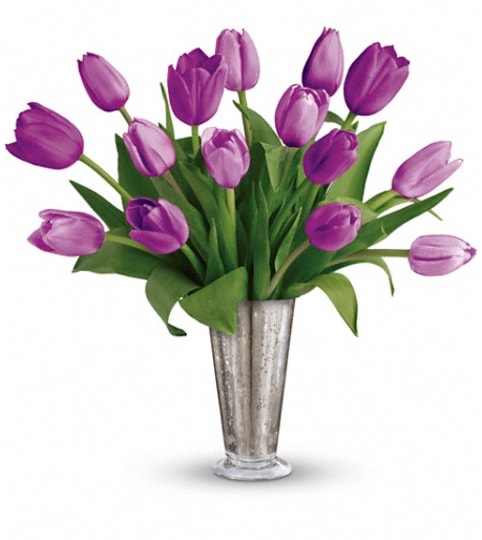 Tantalizing Tulips Bouquet by Teleflora. An arrangement by Artistic Way Flowers.