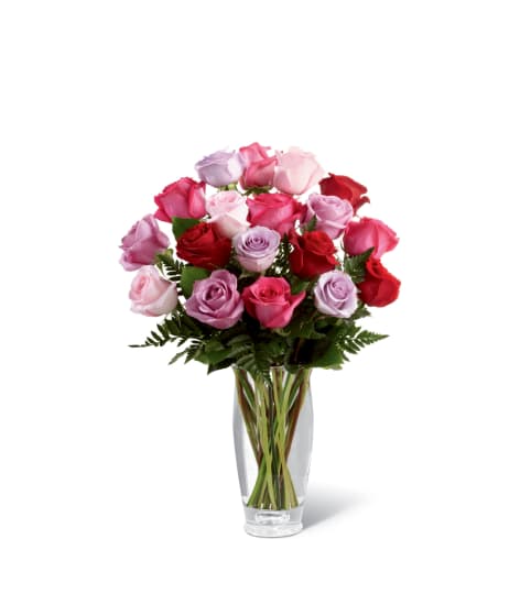 The FTD® Captivating Color™ Rose Bouquet. An arrangement by Country Cousins Flower Shop.