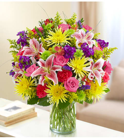 Sincerest Sorrow - Multicolor Bright. An arrangement by Graceland Florist.