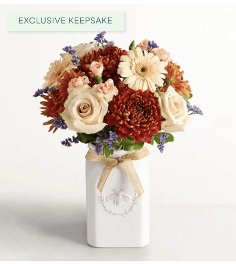 Honey Bee Buzz™ for Fall. An arrangement by Lovingly Charlotte.
