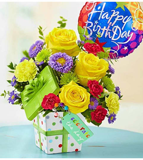 “Celebrate the Day” Bouquet - Deluxe. An arrangement by Graceland Florist.