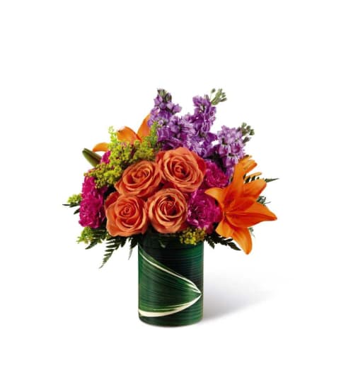 The FTD® Sunset Sweetness™ Bouquet. An arrangement by Country Cousins Flower Shop.
