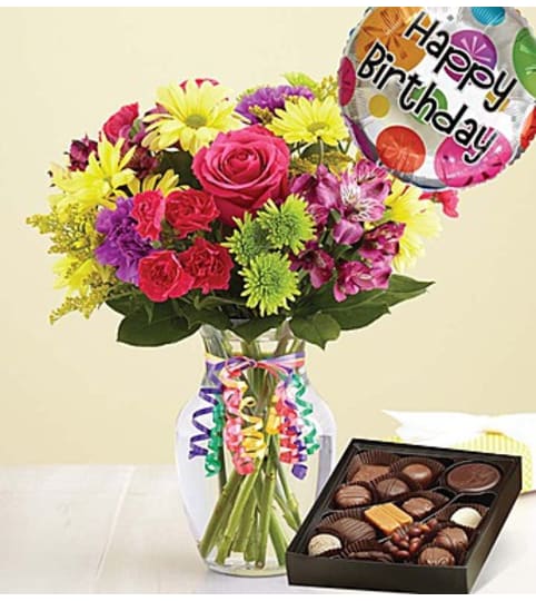 It's Your Day Bouquet® Happy Birthday with Chocolate