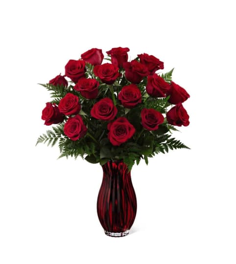 The FTD® In Love with Red Roses™ Bouquet 2015. An arrangement by Country Cousins Flower Shop.