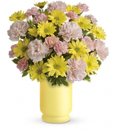 Teleflora's Bright Day Bouquet. An arrangement by Pompano Beach Floral.