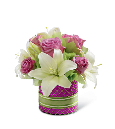 The FTD® Starshine™ Pink Bouquet. An arrangement by Sandy's Florist.