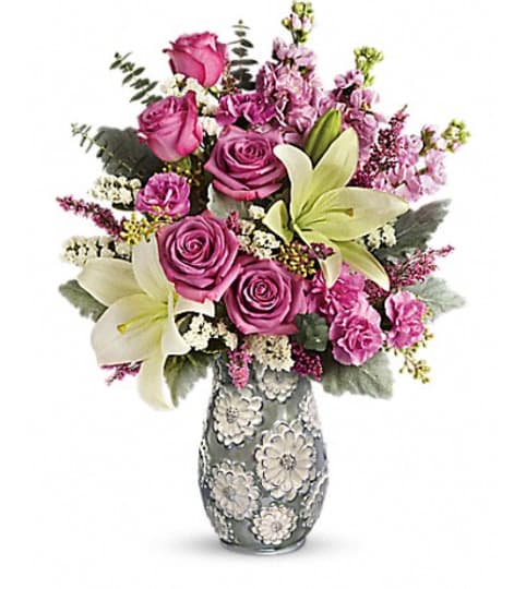 Teleflora's Blooming Spring Bouquet. An arrangement by Artistic Way Flowers.