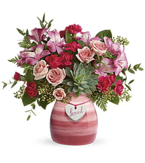 Teleflora's Cross My Heart Bouquet