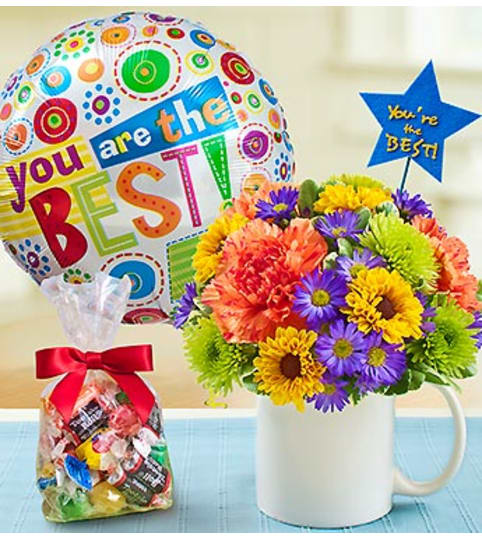 Mugable™ to Say You’re The Best!. An arrangement by Graceland Florist.