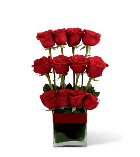 The FTD® Towering Beauty™ Rose Arrangement