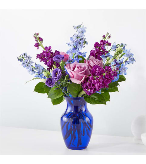 Twilight Glow Bouquet. An arrangement by Country Cousins Flower Shop.