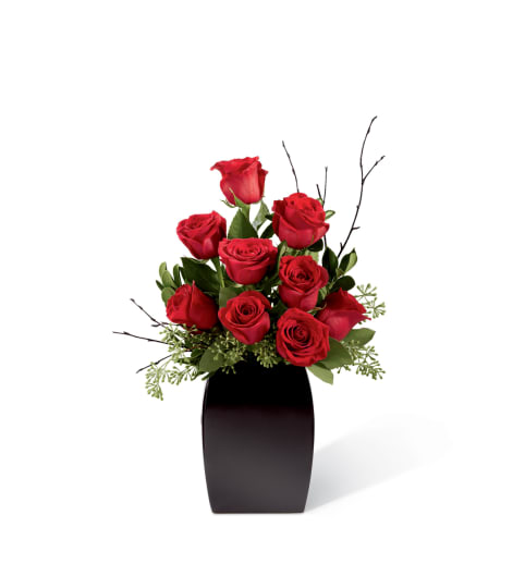 The FTD® Contemporary™ Rose Bouquet. An arrangement by Shalimar Flower Shop.