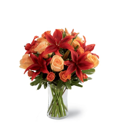 The FTD® Warmth and Comfort™ Bouquet. An arrangement by Mt. Scott Flowers.