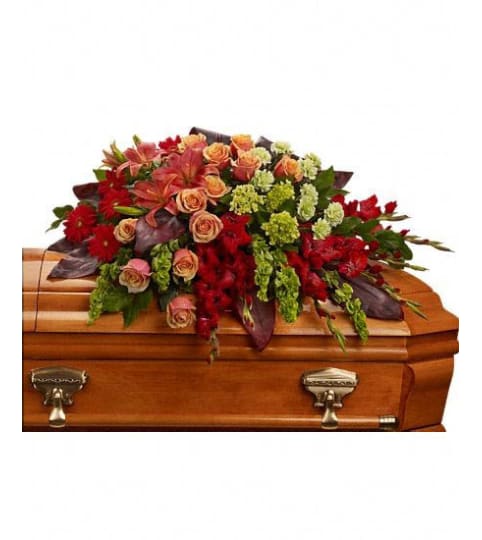 Fond Farewell Casket Spray