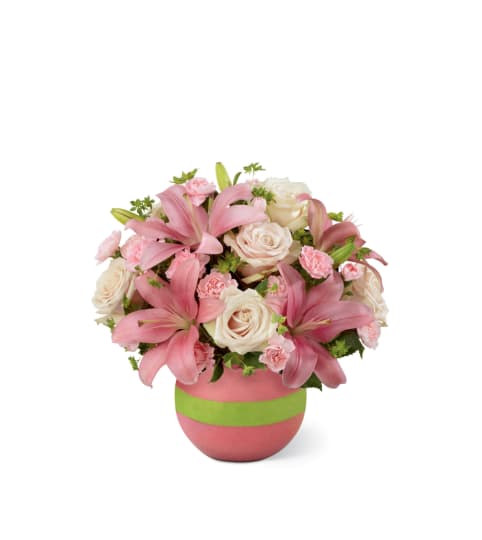 The FTD® Little Miss Pink™ Bouquet. An arrangement by Ann's Flowers.