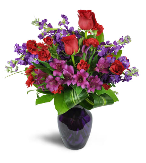 Romance Medley™. An arrangement by Rocio Flower Shop.