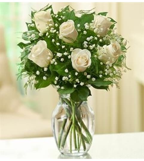 Rose Elegance™ Premium White Roses - 1/2 Doze