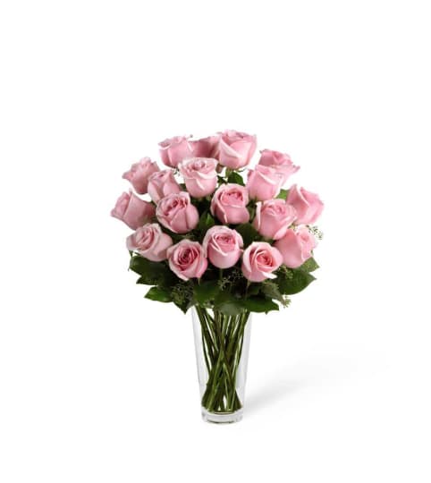 The Long Stem Pink Rose Bouquet by FTD®. An arrangement by Country Cousins Flower Shop.