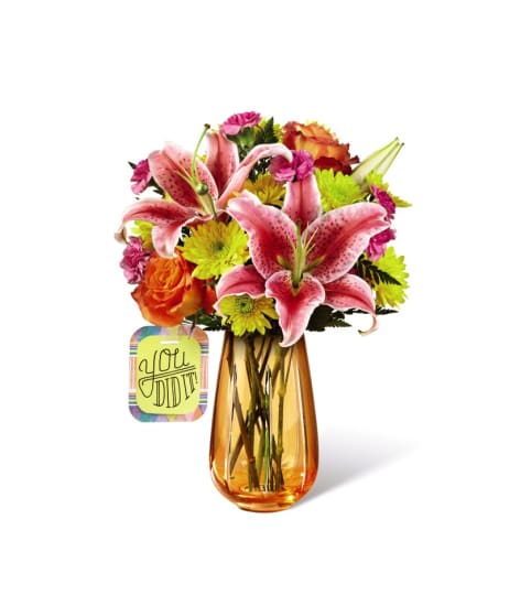 The FTD® You Did It!™ Bouquet by Hallmark