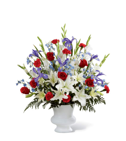 The FTD® Cherished Farewell™ Arrangement. An arrangement by Mt. Scott Flowers.
