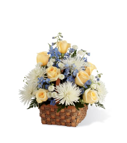 The FTD® Heavenly Scented™ Basket. An arrangement by Mt. Scott Flowers.
