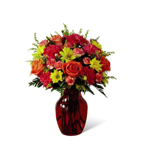 The FTD® Colors Abound™ Autumn Bouquet. An arrangement by Country Cousins Flower Shop.