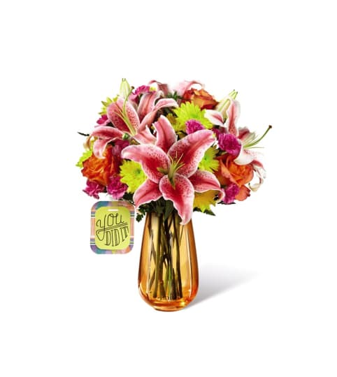 The FTD® You Did It!™ Bouquet by Hallmark. An arrangement by Country Cousins Flower Shop.