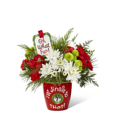 The FTD® I'll Jingle to That™ Bouquet by Hallmark